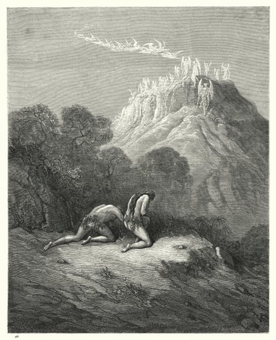 Illustration de Gustave Doré pour Le Paradis Perdu de Milton, Livre XI, vers 208-210 - Gustave Dore